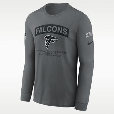 Atlanta Falcons Salute to Service Men's Nike NFL Long-Sleeve T